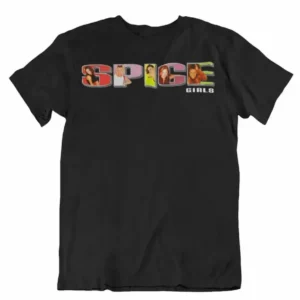 Arrival Vintage Spice Girls T-Shirt 2025 Summer Female Tops Graphic Tour Concert Ladies Women Baggy Tee Shirt Plus Size Tees