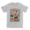 Art Crispies Terrifier Clown Shirt Apparel Men Women's Pure Fashion Retro Horror Shirt Clothes Graphic Printing Crew Neck Tees﻿