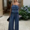 671e5d30-b8ca-4ee5-afea-69837e0f8f39.jpg Women's Elegant Floral Print Sleeveless Cinched Waist Maxi Jumpsuit