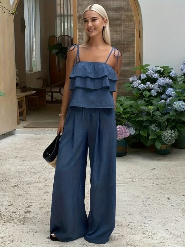 671e5d30-b8ca-4ee5-afea-69837e0f8f39.jpg Women's Elegant Floral Print Sleeveless Cinched Waist Maxi Jumpsuit
