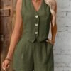 82614c16-f5d1-45cc-ba0f-19b9d311277d.jpg Fern Green Button Vest & Trouser Set