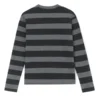 y2k Aesthetic T Shirt Women Grey Striped Long Sleeve Tops Gothic E Girl Punk Dark Academia Clothes Streetwear