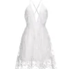 S75708eeedb6c407da92fc2f6a4c195e45.webp Fashion Sexy Spaghetti Strap White Dress Woman Summer Embroidery Mesh Lace Backless Beach Dress For Women New Casual Mini Dress