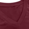 Sbd7eeb9138964340a993b140b540995ae.webp Soft V Neck Short Sleeve T-Shirt, Breathable Stretchy Basic Tee for Women, Casual Summer Wardrobe Essential Blouse