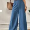 fe7d32c6-d203-4717-af26-4c6921bb8500.jpg Women's Everyday Comfortable Elastic Waist Wide-Leg Pants – Navy